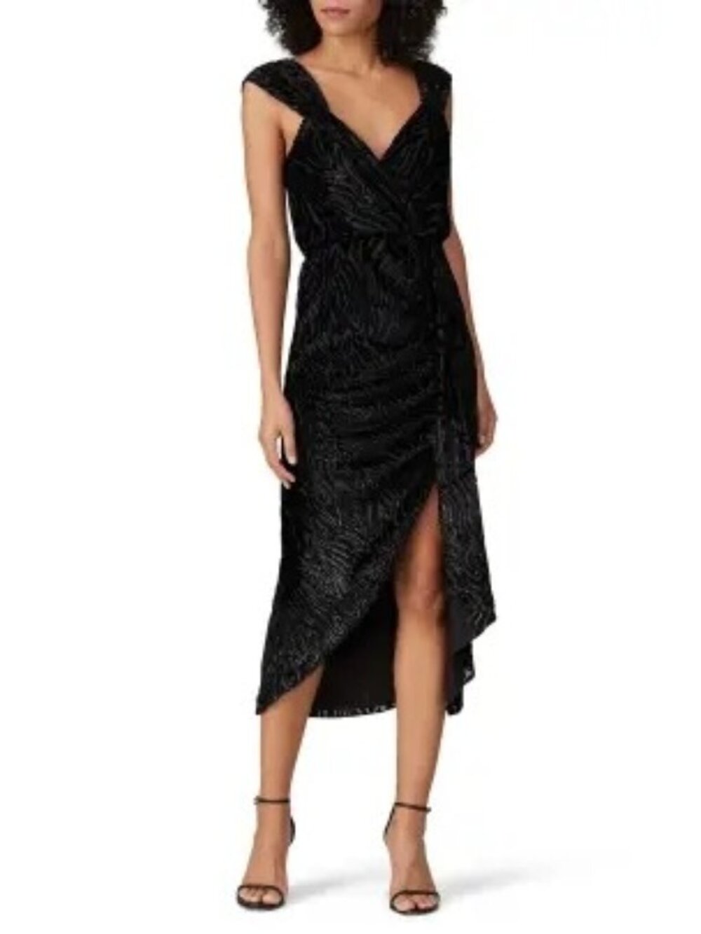 R-180. Saylor Black Sequin Farrah Dress